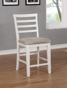 Furniture of America CM3156PC-2PK Kiana - Counter Height Side Chair (Set of 2) - White