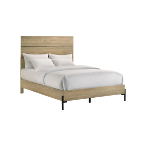 Intercon NH-BR-2440F-VNM-C Newhall - Full Bed - Vintage Oak Melamine
