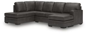 Signature Design by Ashley® PC61610S2 Lofton-Pike - 2-Piece Sectional With LAF Corner Chaise - Shadow