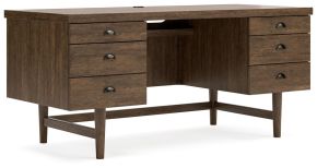 Signature Design by Ashley® H683-27 Austanny - Warm Brown - Home Office Desk