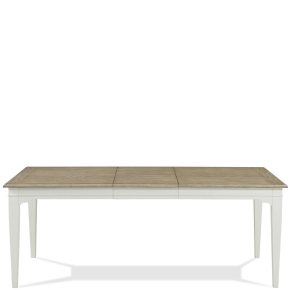 Riverside Furniture 59553 Myra - Rectangular Leg Dining Table - Natural / Paperwhite