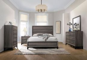 CoasterEveryday 212421KW-S5 Watson - 5 Piece California King Bedroom Set - Gray Oak