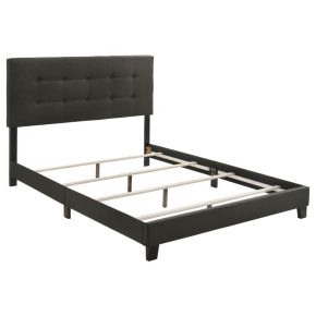 CoasterEveryday 305746Q Mapes - Upholstered Queen Panel Bed - Charcoal