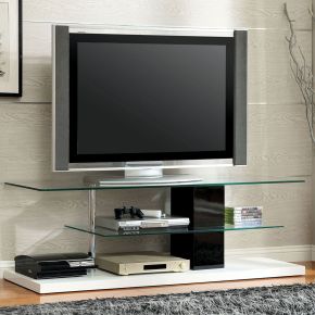 Furniture of America CM5811TV-SET Neapoli - TV Console - Black / White