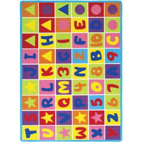 Furniture of America RG5210 Abbey - Area Rug - Alphabet