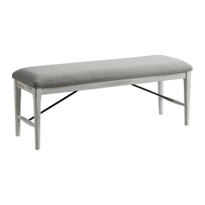 Intercon MR-CH-5019C-WWH-RTA Modern Rustic - Dining Bench - Weathered White