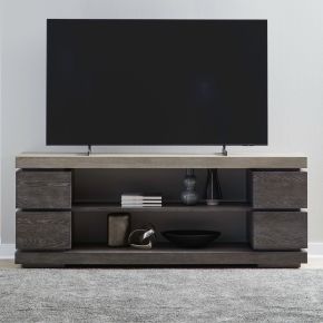 Liberty Furniture 707-TV84 Piedmont - 84'' TV Console - Charcoal / Ash