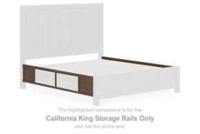 Signature Design by Ashley® B974-94S Cabalynn - California King Storage Rails - Light Brown