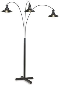 Ashley Furniture L725059 Sheriel - Metal Arc Lamp - Black
