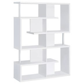 CoasterEveryday 800310 Hoover - 5-Shelf Bookshelf - White