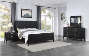Coaster Fine Furniture 224711Q-S4 Brookmead - 4 Piece Queen Bedroom Set - Black