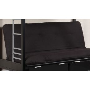 Furniture of America FP-2405BK Plosh - Futon Mattress 6" - Black