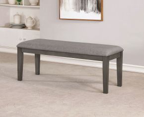 Furniture of America CM3716BN Viana - Bench - Gray / Light Gray
