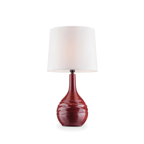 Furniture of America L9502BD Ida - Table Lamp - Burgundy