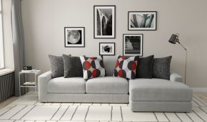 Jackson 4045/63/76-28 Arlo - 2 Piece Oversized Sofa Chaise (RSF Chaise) - Oyster