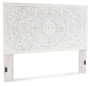 Signature Design by Ashley® B181-58 Paxberry - King Panel Headboard - Whitewash