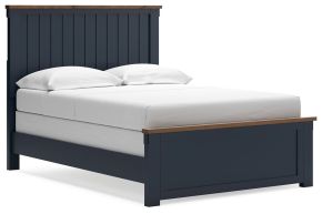 Signature Design by Ashley® B414B3 Landocken - Full Panel Bed - Brown / Blue