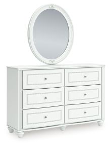 Signature Design by Ashley® PCB1819B2 Kozlani - Dresser And Mirror - White
