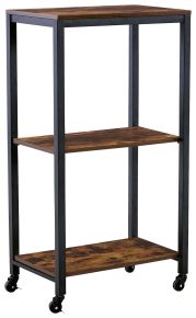 Ashley Furniture A4000394 Bevinfield - Bar Cart - Brown / Black