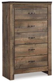 Signature Design by Ashley® B446-46 Trinell - Five Drawer Chest - Brown