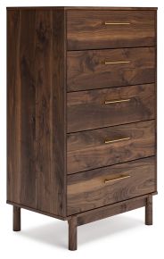 Signature Design by Ashley® EB3660-245 Calverson - Mocha - Five Drawer Chest