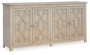 Signature Design by Ashley® A4000561 Caitrich - Distressed Blue - Accent Cabinet