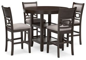 Signature Design by Ashley® D422-223 Langwest - Dining Room Counter Table Set (Set of 5) - Brown