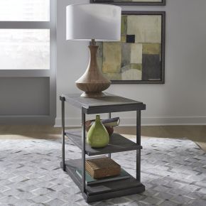 Liberty Furniture 960-OT1021 Modern View - Tiered End Table - Dark Gray