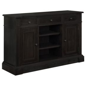 CoasterEssence 121235 Phelps - 2 Door Sideboard Buffet Cabinet - Distressed Noir