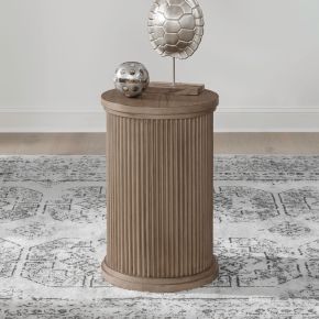 Liberty Furniture 928-OT1023 Haven Hills - Round Chairside Table - Camel Beige