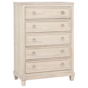 Coaster Fine Furniture 215925 Pembroke - 5-Drawer Chest Of Drawers - Washed Oak