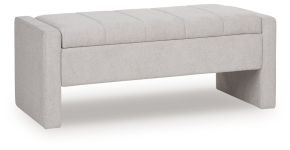 Signature Design by Ashley® A3000744 Akselman - Storage Bench - Gray