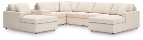 Signature Design by Ashley® 92103S54 Modmax - 7-Piece Sectional With Laf And Raf Corner Chaises And With Storage Console - Oyster