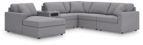 Ashley Furniture 92104S50 Ashley Furniture 92104S50 Modmax - 6-Piece Sectional With Audio System, Laf Corner Chaise And Raf Corner Chair - Granite