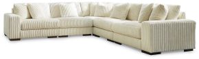 Ashley Furniture 21104S5 Ashley Furniture 21104S5 Lindyn - Corner Chairs 5 Pc Sectional - Ivory