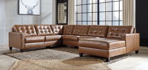 Signature Design by Ashley® 11102/55/34/77/17 Baskove - Auburn - Right Arm Facing Corner Chaise 4 Pc Sectional