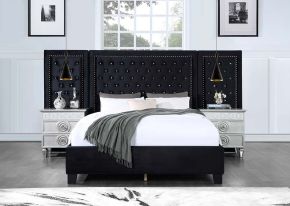 ACME BD00975Q ACME BD00975Q Damazy - Queen Bed - Black Velvet