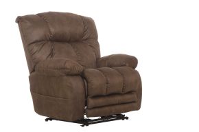 Catnapper 647937-1428/79 Catnapper 647937-1428/79 Dawkins - Power Lay Flat Reclining With Oversize Xtra Comfort Ottoman - Chocolate