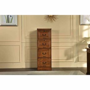 Tennessee Enterprises 8841BW 4 Drawer File Cabinet