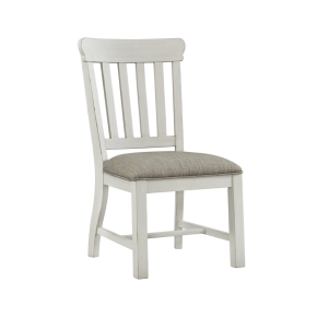 Intercon DK-CH-460C-RFO-RTA Drake - Slat Chair - Rustic White / French Oak