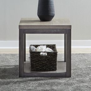 Liberty Furniture 707-OT1020 Piedmont - End Table - Charcoal / Ash