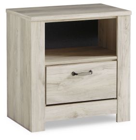 Signature Design by Ashley® B331-91 Bellaby - One Drawer Night Stand - Whitewash