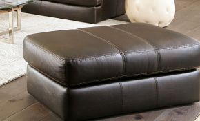 Jackson 248210-1273/89-3073/89 Prato - Leather Ottoman - Chocolate