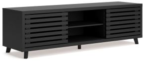 Signature Design by Ashley® W1013-68 Danziar - Black - Extra Large TV Stand