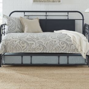 Liberty Furniture 179-BR11T-N Vintage Series - Twin Metal Trundle - Navy