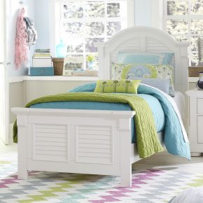 Liberty Furniture 607-YBR-TPB Summer House - Twin Panel Bed - White