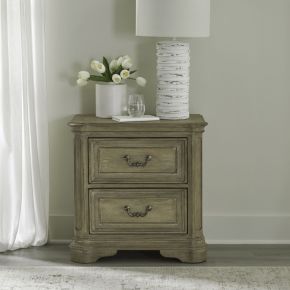 Liberty Furniture 244N-BR61 Magnolia Manor - 2 Drawer Nightstand - Light Brown