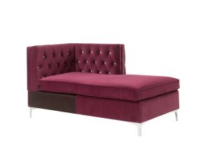 ACME 57333 ACME 57333 Jaszira - Modular Chaise - Burgundy Velvet