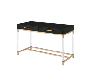 ACME 93104 Adiel - Desk - Black & Gold Finish