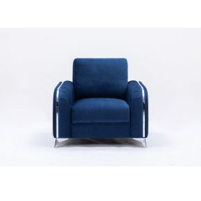 ACME LV01776 Wenona - Chair - Blue Velvet